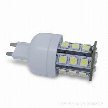 Dimmable G9 Base 21-piece 5050 SMD LED Light Bulb, 85 to 265V AC, 4.56W, 275lm